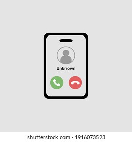 Illustration Image Of Getting A Call From Unknown Number Or Anonymous Number