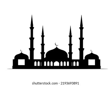 Illustration Islamic Worship Building Stock Illustration 2193693891 ...