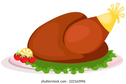 147 Poulet roti illustration Images, Stock Photos & Vectors | Shutterstock