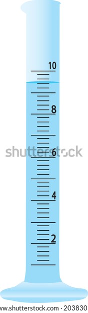 Illustration Isolated Measuring Cylinder Stock Illustration 20383018