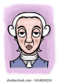 Illustration Of Italian Writer Giacomo Girolamo Casanova.