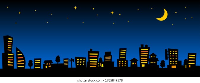 東京 夜景 イラスト のイラスト素材 画像 ベクター画像 Shutterstock