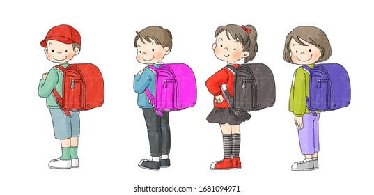 日本人 小学校低学年 のイラスト素材 画像 ベクター画像 Shutterstock