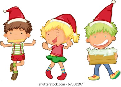 Illustration Kids On White Background Stock Illustration 67358197 ...