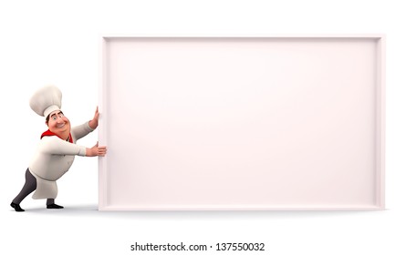 illustration of kitchen chef on blank background - Powered by Shutterstock