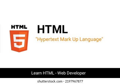 Illustration Of Learning Programming Language Html