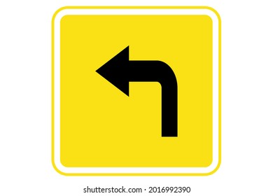 Illustration Of A Left Turn Signal