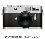 Illustration of Leica on white background with reflection