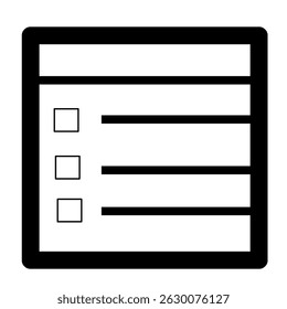 Illustration of list notes, to do lists, plans for journals to fill daily activities or tasks for school, office, business.