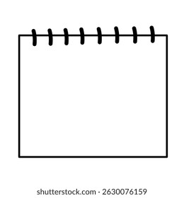 Illustration of list notes, to do lists, plans for journals to fill daily activities or tasks for school, office, business.