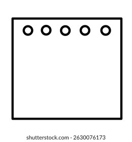 Illustration of list notes, to do lists, plans for journals to fill daily activities or tasks for school, office, business.