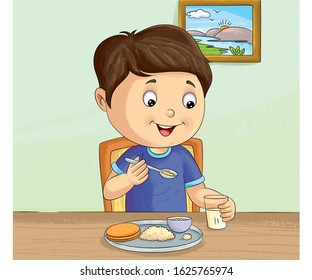 75,428 Kid with spoon Images, Stock Photos & Vectors | Shutterstock