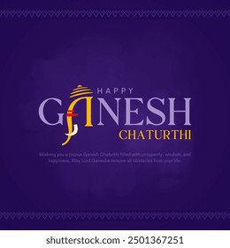 Illustration Of Lord Ganpati For Happy Ganesh Chaturthi Indian Festival - Powered by Shutterstock