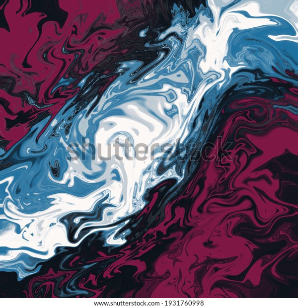 The\
illustration is made in the style of fluid art. Contemporary art.\
Applicable for cover design, posters, flyers, business cards,\
packaging design,\
presentations.Background.