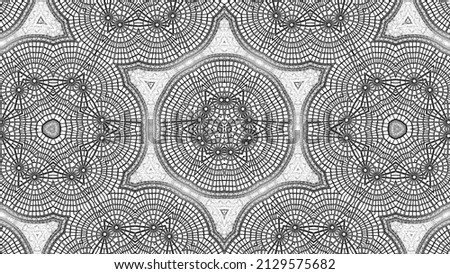 Illustration made through digital manipulation of photos that were transformed into abstract drawings with concentric geometric shapes and different colors, the tool used was the kaleidoscope.