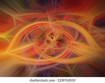 Illustration made with the twirl effect for backgrounds, wallpapers and overlays. Background consists of fractal color texture and is suitable for use in projects on imagination and design.