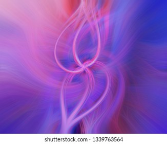 Illustration made with the twirl effect for backgrounds, wallpapers and overlays. Background consists of fractal color texture and is suitable for use in projects on imagination and design.