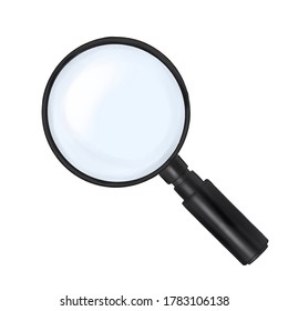 Illustration of a magnifier on a white background. - Shutterstock ID 1783106138
