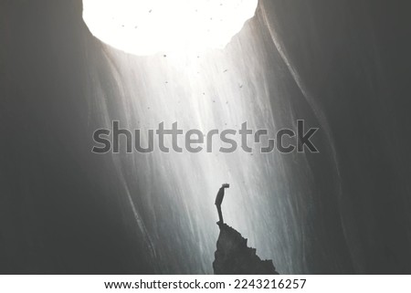 Similar – Image, Stock Photo ray of hope
