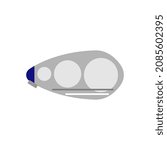 Illustration material of simple and flat correction tape
