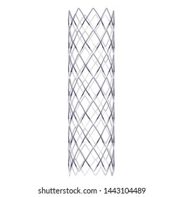 Illustration Of A Medical Stent