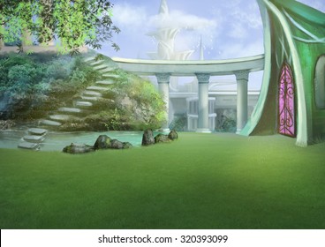 Magic Garden Wallpaper Images Stock Photos Vectors Shutterstock
