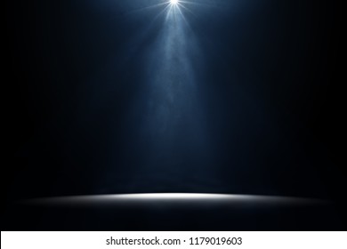 Illustration Of A Moody Stage Light Background