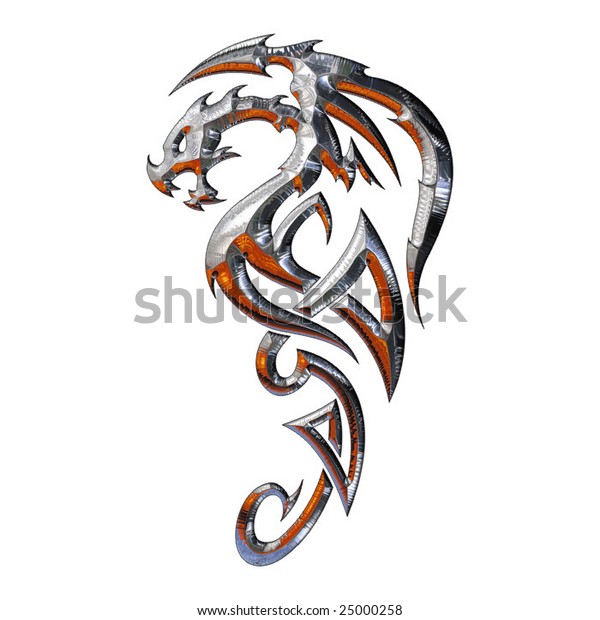 Illustration Mythical Dragon Stock Illustration 25000258