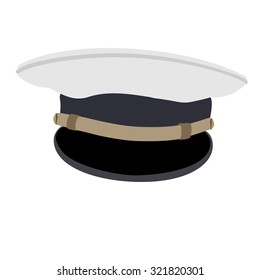 Illustration Of Navy Cap, Navy Hat, Navy Cap Isolated, Cap, Hat