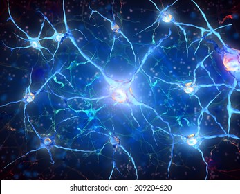 Illustration Of A Nerve Cell
