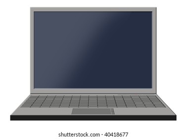 Illustration of notebook on a white background
