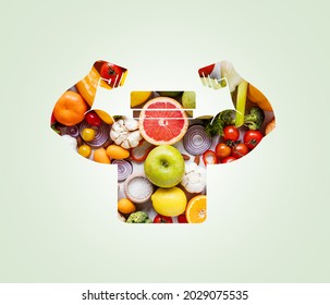 illustration of nutrition like a symbol of energy with the isolated background.
 - Powered by Shutterstock