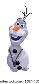 Illustration of Olaf from the film Frozen, art