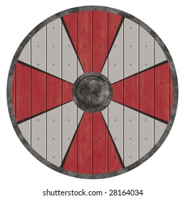 An Illustration Of An Old Viking Shield