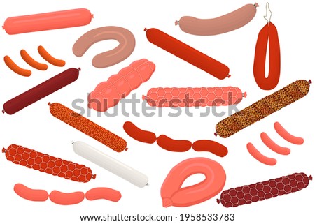 Similar – Image, Stock Photo veal sausages Meat Sausage