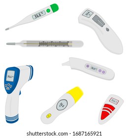 various types of thermometer