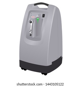 Illustration Of An Oxygen Concentrator