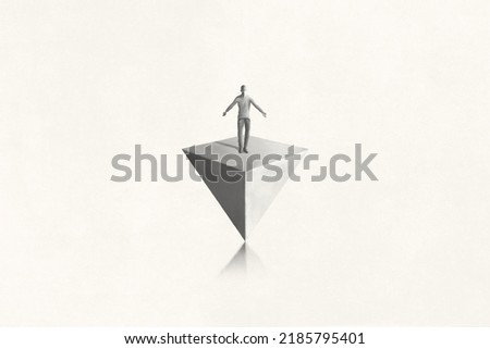 Image, Stock Photo Precarious