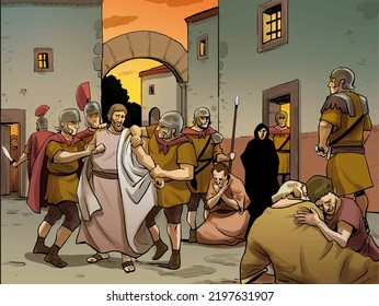 Illustration Of Persecution Of Christianity