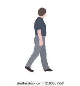 Illustration Of A Person Walking