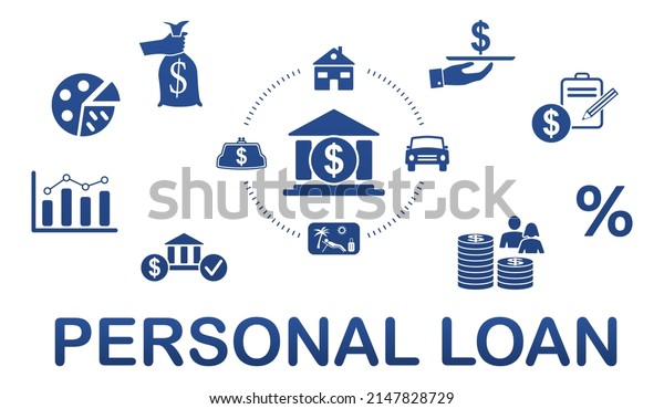 Illustration of a personal\
loan\
concept
