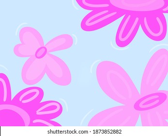 wedding bells background pink