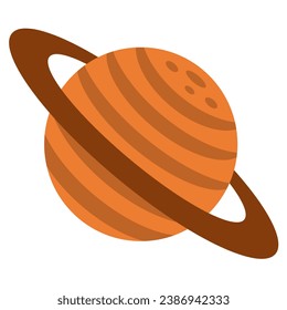 It's an illustration of a planet