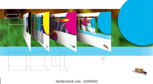 Illustration Of The Printing Process With Bookbinding Used Symbolically