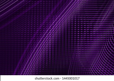 Illustration Purple And Black Glowing And Bright High Tech Vibrant Music Club Sound And Audio Waves And Curve Motion Electrical Vibes Abstract/background/texture