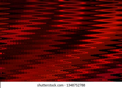 Illustration Red And Back High Tech Vibes Abstract Background - Audio Sound Waves Desktop - Graphic Design Screen Saver - Dark And Light