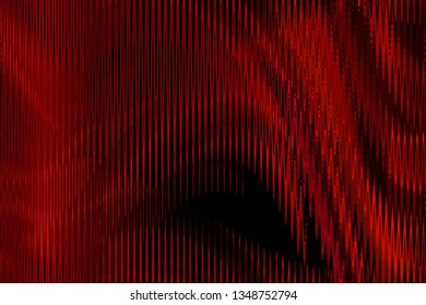 Illustration Red And Back High Tech Vibes Abstract Background - Audio Sound Waves Desktop - Graphic Design Screen Saver - Dark And Light