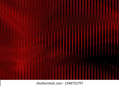 Illustration Red And Back High Tech Vibes Abstract Background - Audio Sound Waves Desktop - Graphic Design Screen Saver - Dark And Light