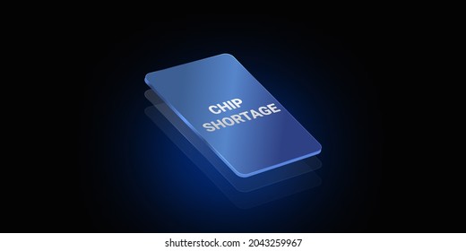 An Illustration Representing A Computer Circuit Board And A Car Chip. Semiconductor Chips Shortage And High Price. Computer Chips. The Concept For The Crisis In The Industry In The US. 3D Rendering.
