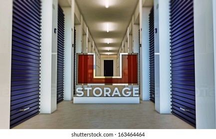 Illustration Of A Self Storage Interior